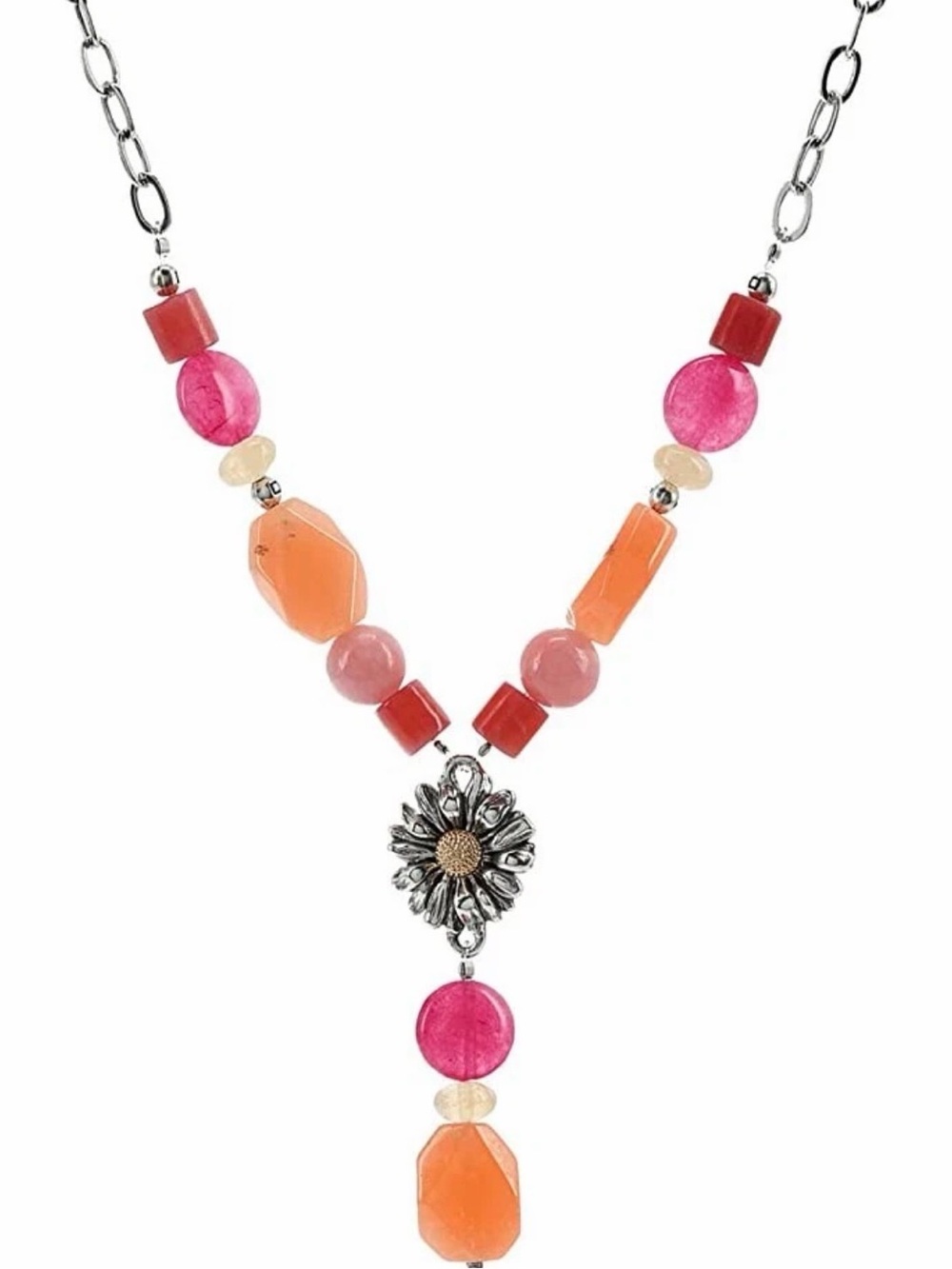 🌼RARE BRIGHTON VINTAGE (RETIRED) ‘PARADISE GARDEN’ Necklace! Durable & Pretty! 🌼